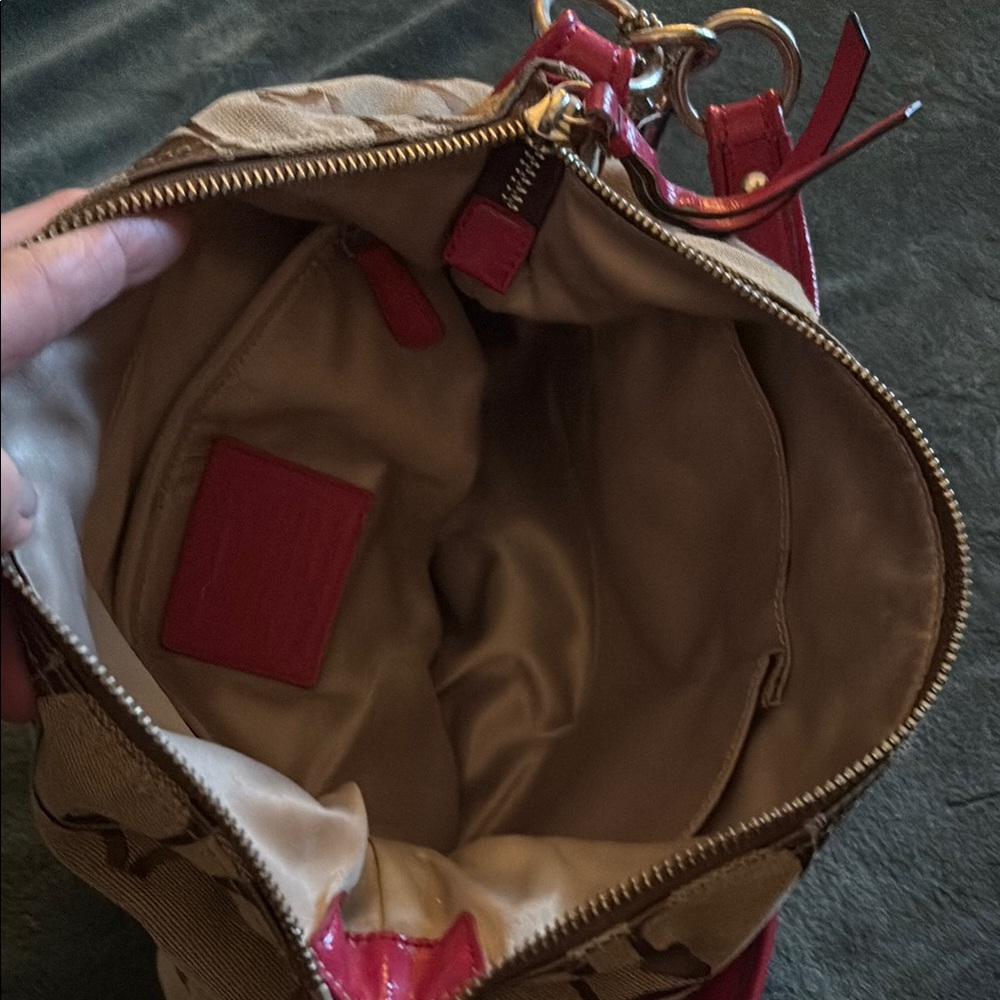 Coach Brown and Pink Women's Bag - Picture 4 of 5